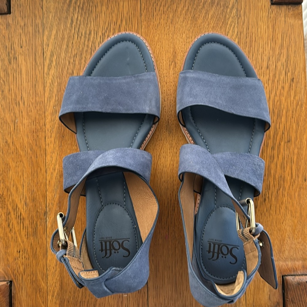 Like New Suede Sandals, size 9